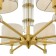 Maytoni Mod088PL-08BS, 8HE14, 40W, 78x78x139 cm, brass color