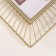 Photo frame metal in 1 photo 10x15 cm "Sun" gold 18x23.7 cm