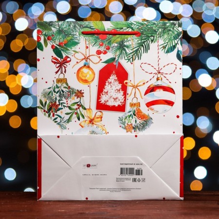 Gift package "Christmas tree with jewelry", 26 x 32x 12 cm-3