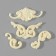 Silicone Mold "stucco molding" from 1,2x0.7 cm to 5.3x2 cm mix