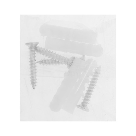 Tundra mirror holder, d = 25 mm, without drilling, gold, plastic, 4 pcs.-5