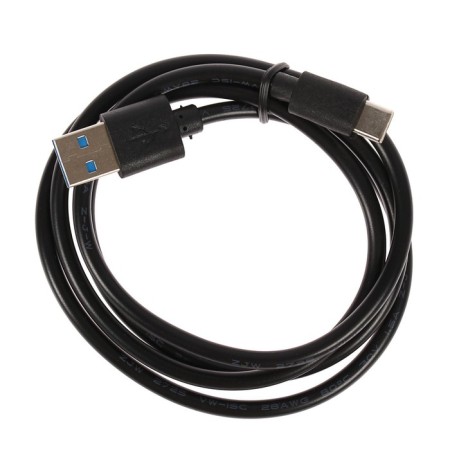 Luazon, Type -C - USB, 1 A, 1 m, black cable-3