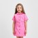 Children's dress with kaftan pockets, size 30 (98-104 cm), bright pink color