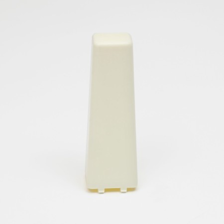 Dog toilet 67 x 46 x 8 cm, with a wall, a removable grill and a column, blue-3
