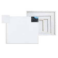 Set of canvases on a subframe, 4 pieces, cotton 100%, size (25x25, 30x40, 40x50, 50x60 cm), acrylic soil, fine -grained, 280 g/m²
