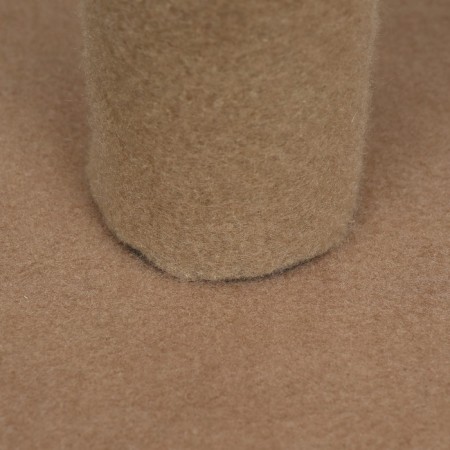 House for cats with a claw, with an oval shelf, 54 x 34 x 80 cm, felt, jute, brown-5