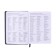 Dated diary of 2025, A6+, 176 sheets "Lyon", solid cover, pancake embossing, with liesa, block 80 g/m2, blue