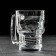 Glass mug for beer "Skull. Halloween ", 350 ml
