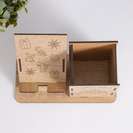 Organizer desktop "Gift bag" 18x12.5x9 cm (set of 8 parts)-3