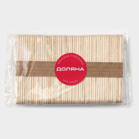 A set of wooden share sticks, 6.5 × 1.1 cm, 50 pcs-5