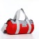 Youth bag with zipper, red color