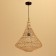 Ceiling Lamp from Rotan "Indra", 1 × 120 W, E27, 40 × 40 × 55 cm