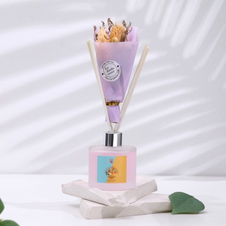 Aromatic diffuser with a bouquet "Flamingo", 50 ml, tropical fruits, "Wealth of aroma"-2