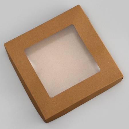 Container for removal, with a window, craft, 20 x 20 x 4 cm-2