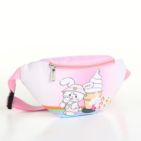Board Belt baby on zipper, pink color