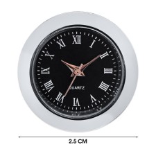 Часовой механизм с циферблатом для наручных часов, d-2.5 см, LQ377А, дискретный ход, черные