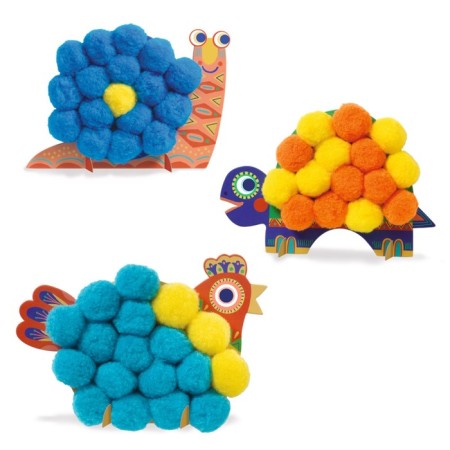 DJeco Creativity "Animals of Pompons"-1