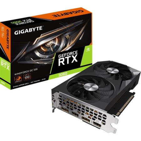 Gigabyte GV-N3060WF2GD 2.0 video card, RTX 3060 12 GB, GDDR6, HDMI, DP-7
