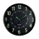 Watch Wall Interior "Green Eye", fluorescent, silent, 30 x 30 cm, aa
