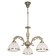 Lamp Ceiling Economy light 72702/3AB WT, 3x40W, E27, 70x56x56 cm, bronze color