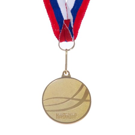 Medal thematic "chess", gold, d = 4 cm-3