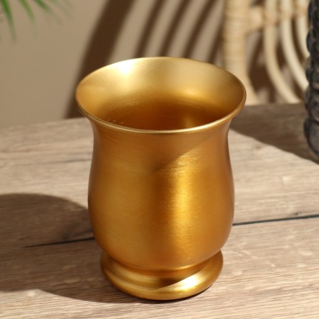 Vase "Maverik" metal. 13x13x15 cm-2