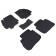 Rubber rugs with a high side for Nissan Tiida, 2007-2015