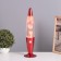 Lava-lamp "Rocket" 1x30W E14-R39 (wax) red 11x11x41cm