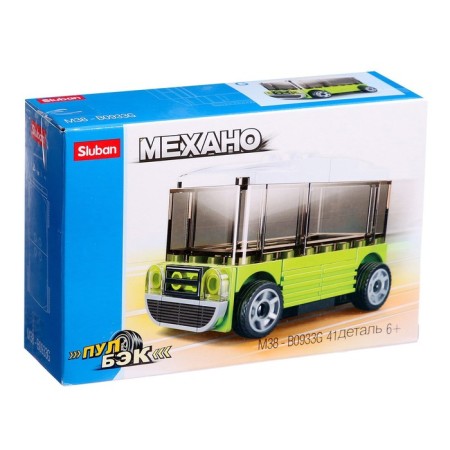 Designer inertial mechano "Bus", 41 parts-2