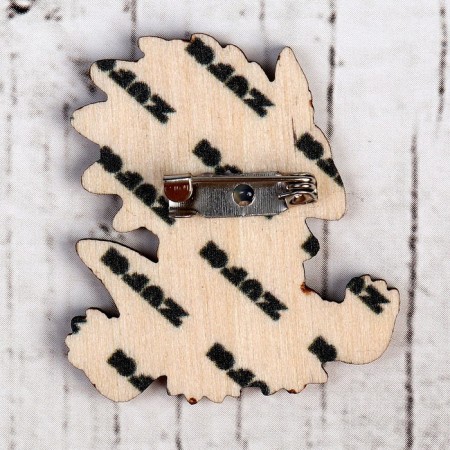 Wooden icon "Triceratops"-3
