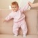 Kids (sweatshirt, pants) minku pink color, height 80-86