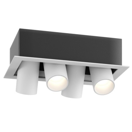 Lamp built -in Novotech. Iman, 4x7W, LED, 51.3x194x12 mm, white color, black-3