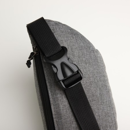 Waist bag, 23*8*11 cm, lightning department, 2 n/pocket, gray-4
