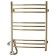 Domoterm electric heated towel rail "Calipso" P9, 500x700 mm, left, gold