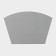 Serving napkin on the TEM table, 30 × 44 cm, gray color