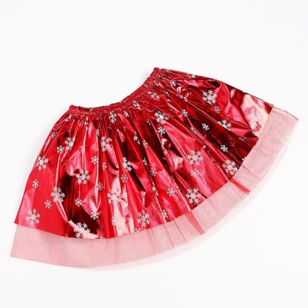Carnival set "Snowflakes", 3 objects: rim, skirt, rod-4
