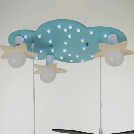 Highlight chandelier 2173/5 E27 40W Blue-and-white 65x40x70 cm Bayerlux-7