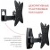 Holder LCDS-5037 Metalik 20 "-37" Max.30kg Wall Turn and NAC 10047