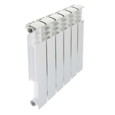 Aluminum radiator STI, 500 x 80 mm, 6 sections