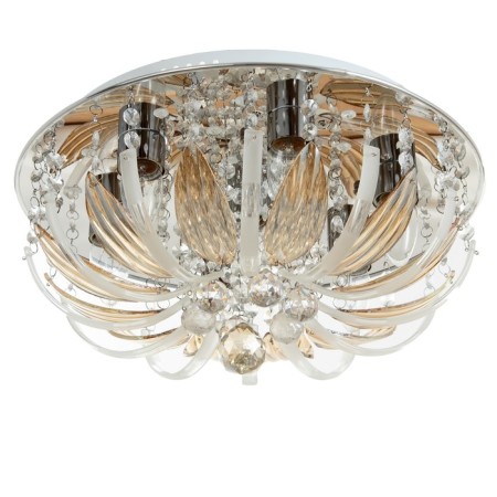Emilia chandelier 7x40W E27 with a remote control, color chrome 41x41x19 cm