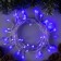 Garland "thread" 5 m, IP20, transparent thread, 50 LED, glow blue, 8 modes, 220 V