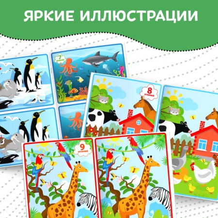 A book with the marker “Write-West. Find the differences ”, 12 p.-3