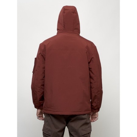 Sports male jacket, size 58, burgundy color-9