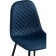 Capri Metal/Velvet, Black/Blue 45x51x86 cm stool