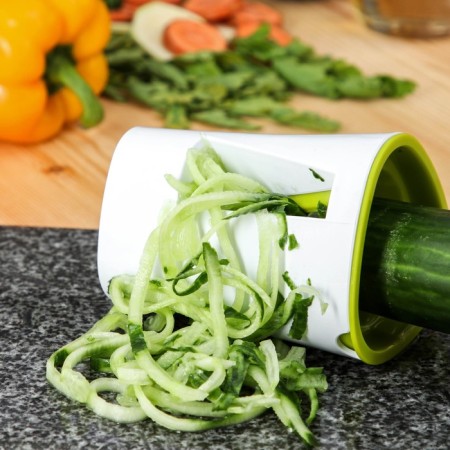 Spiral’s vegetable engine/juicer with a DOLAIN container, 2 in 1, 10 × 9.9 × 8.6 cm, the color is green, white-6