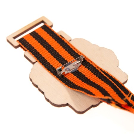 Wooden icon "Happy Victory Day!", With a ribbon, Order-2