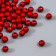 Beads for creativity Plastic "Dark Red" set 200 pcs d = 0.6 cm