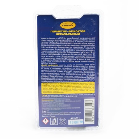 Astrohim thread lock is high -strength, stiff, 6 ml, AS - 9011-1
