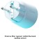 Smart socket SBER SBDV-00123 EUBT Wi-Fi White