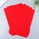 Hard felt 1 mm 20x30 cm red